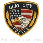 Clay City Police Department Patch