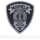 Mayfield Police Department Patch