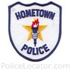 Hometown Police Department Patch
