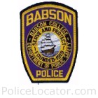 Babson College Police Department Patch
