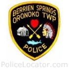 Berrien Springs Oronoke Township Police Department Patch