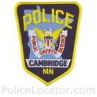 Cambridge Police Department Patch