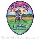 Hector Police Department Patch