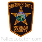 Roseau County Sheriff's Department Patch
