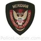 Meridian Police Department Patch