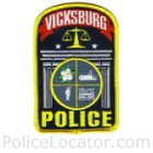 Vicksburg Police Department Patch