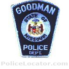 Goodman Police Department Patch