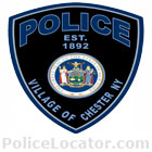 Chester Village Police Department Patch