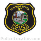 Ticonderoga Police Department Patch