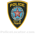 Fairfax Police Department Patch