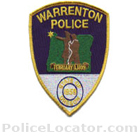 Warrenton Police Department Patch